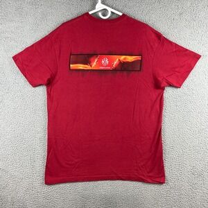 VTG MGM Grand Cirque Du Soleil KA T Shirt Size XL Red Double Sided Graphic Print